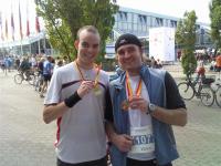 Baden Marathon 2009 - mit Medaillen